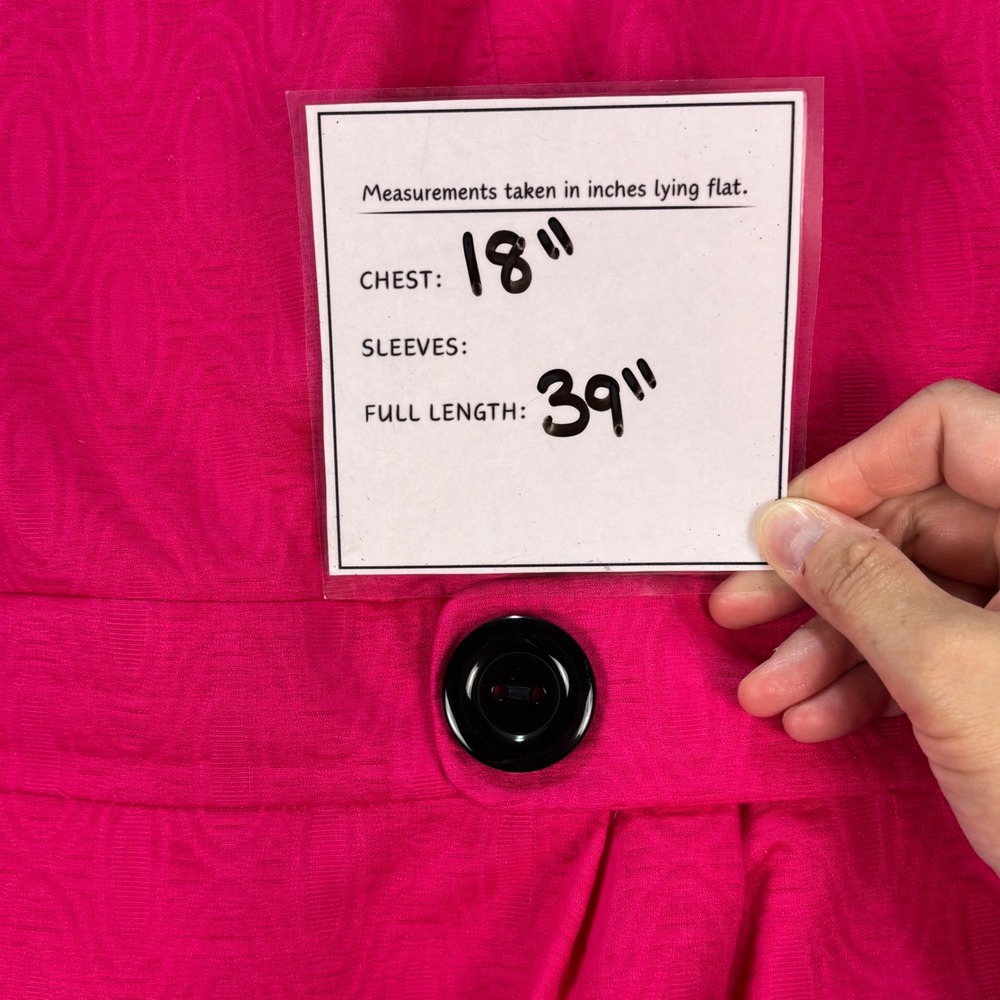 Signature by Robbie Bee Women's Sleeveless Pink Dress Belted Lined Size 12 - Picture 4 of 10